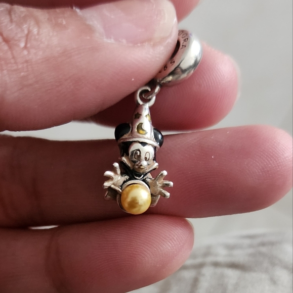 Pandora Disney Sorcerer Mickey Charm s925 - Picture 4 of 5